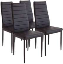 Zestaw 4 krzeseł 45x50x99 cm