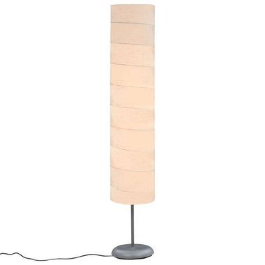   Lampa podłogowa na stojaku, 121 cm, biała, E27